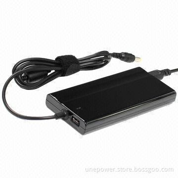 Slim AC Adapter, RoHS Tested, 90W, for CQ HP Laptop, 18.5V/4.9A, 5.5*2.5mm, with USB Slot
